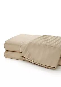 Egyptian 610 Thread Count Damask Stripe Pillowcase - Set of 2 | Belk