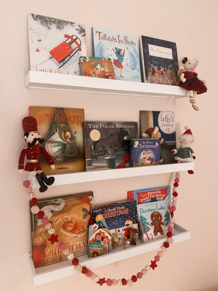Holiday shelves filled with our favorite Christmas books 

#LTKkids #LTKHoliday #LTKSeasonal