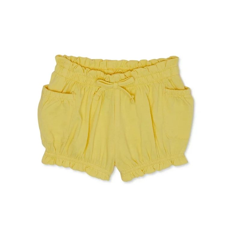 Garanimals Baby Girl Solid Bubble Shorts, Sizes 0-24 Months | Walmart (US)