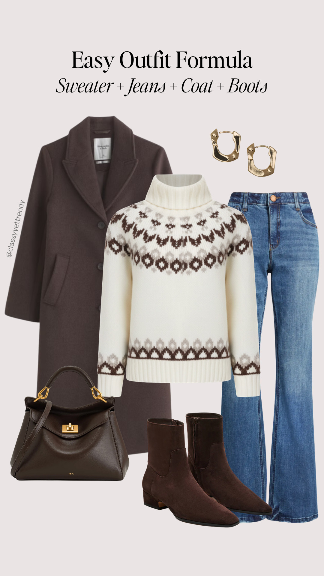 6 outfits using the Easy Outfit Formula: Sweater + Coat + Jeans + Boots  ✔️ Use this outfit formula to get dressed quickly 👏  Build your outfits effortlessly so you can get ready and head out the door in no time! 

how to style, winter outfit, elevated casual outfit, workwear, smart casual

#stylehacks #stylingtips #howtostyle #outfitreel #founditonamazon  

 