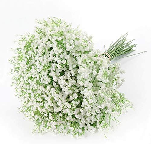 Artificial Baby Breath Gypsophila Flowers Bouquets 15 pcs Real Touch Flowers for Wedding Party DI... | Amazon (US)