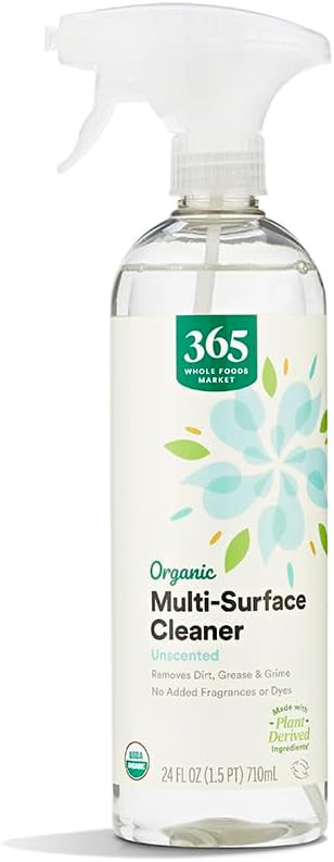 365 by Whole Foods Market, Organic Multi-Surface Cleaner, Unscented, 24 Fl Oz | Amazon (US)