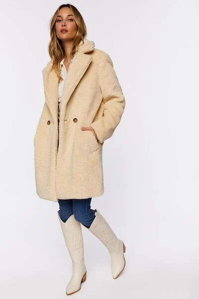 Faux Shearling Duster Coat | Forever 21 | Forever 21 (US)