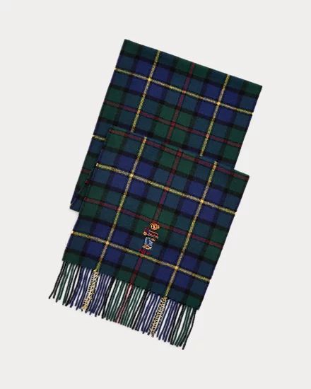 Polo Bear Plaid Wool Scarf | Ralph Lauren (UK)