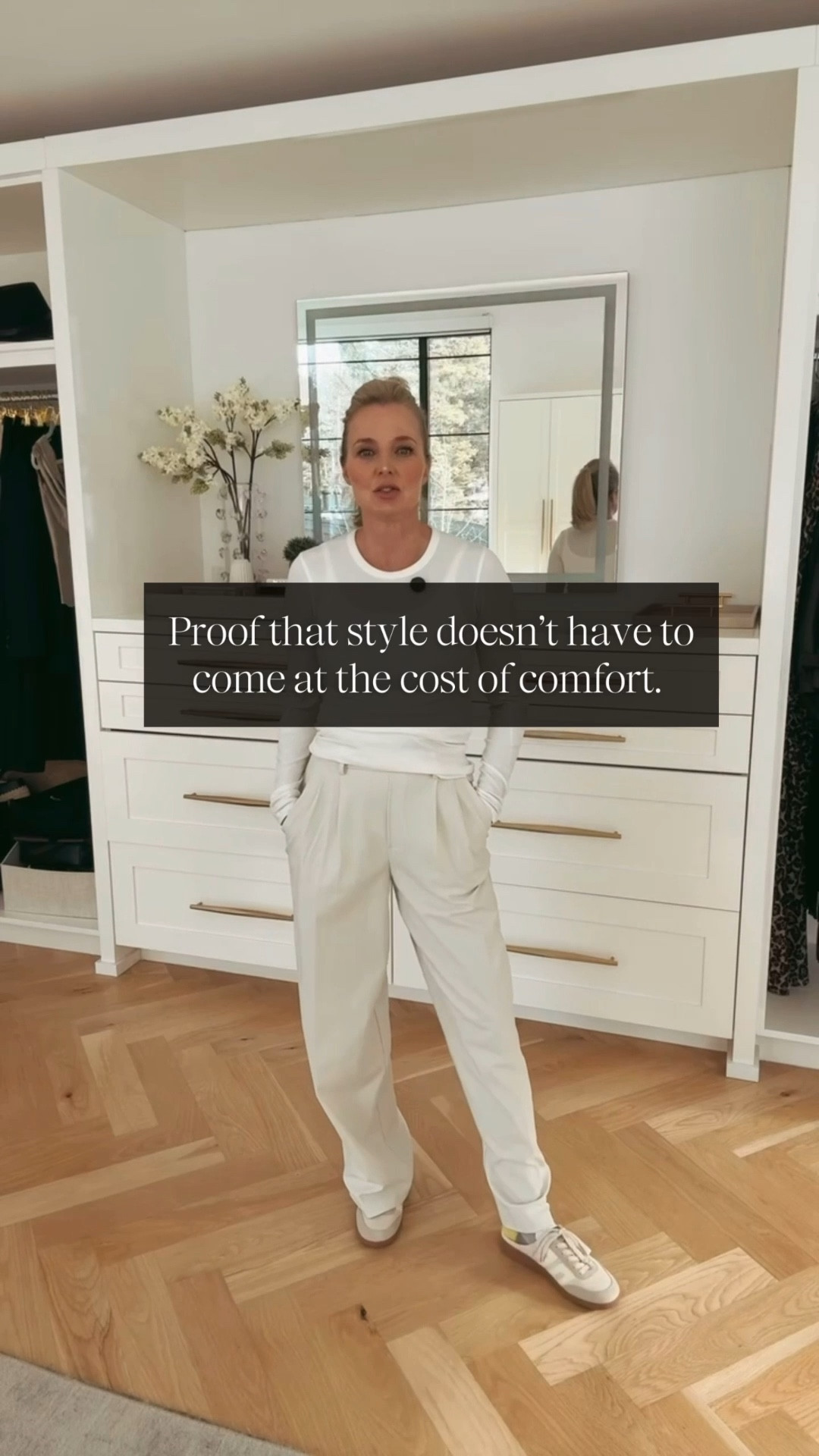 Can’t stop, won’t stop sharing about these pants! They look exactly like dressy trousers, but are made of a moisture-wicking, lightweight performance material that’s super cool and sleek. With functional belt loops, you can dress them up or down effortlessly. There’s no zipper or button, just a stretchy waistband with a drawcord to tighten the waist. Wear them to the office, to dinner, traveling, running errands, sporting events, you name it. If white isn’t your color, these also come in 12 other colorways, including an ultra cool pinstripe. And, they’re available in 3 inseam lengths.

#LTKSeasonal