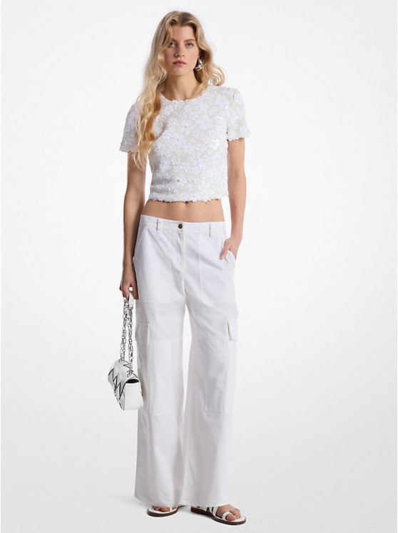 Cotton Cargo Pants | Michael Kors US