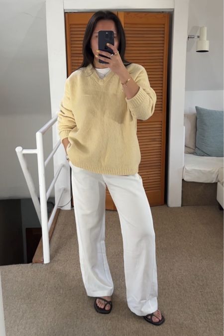 Sweater is from Gap, but got it off eBay
Pants: size 1