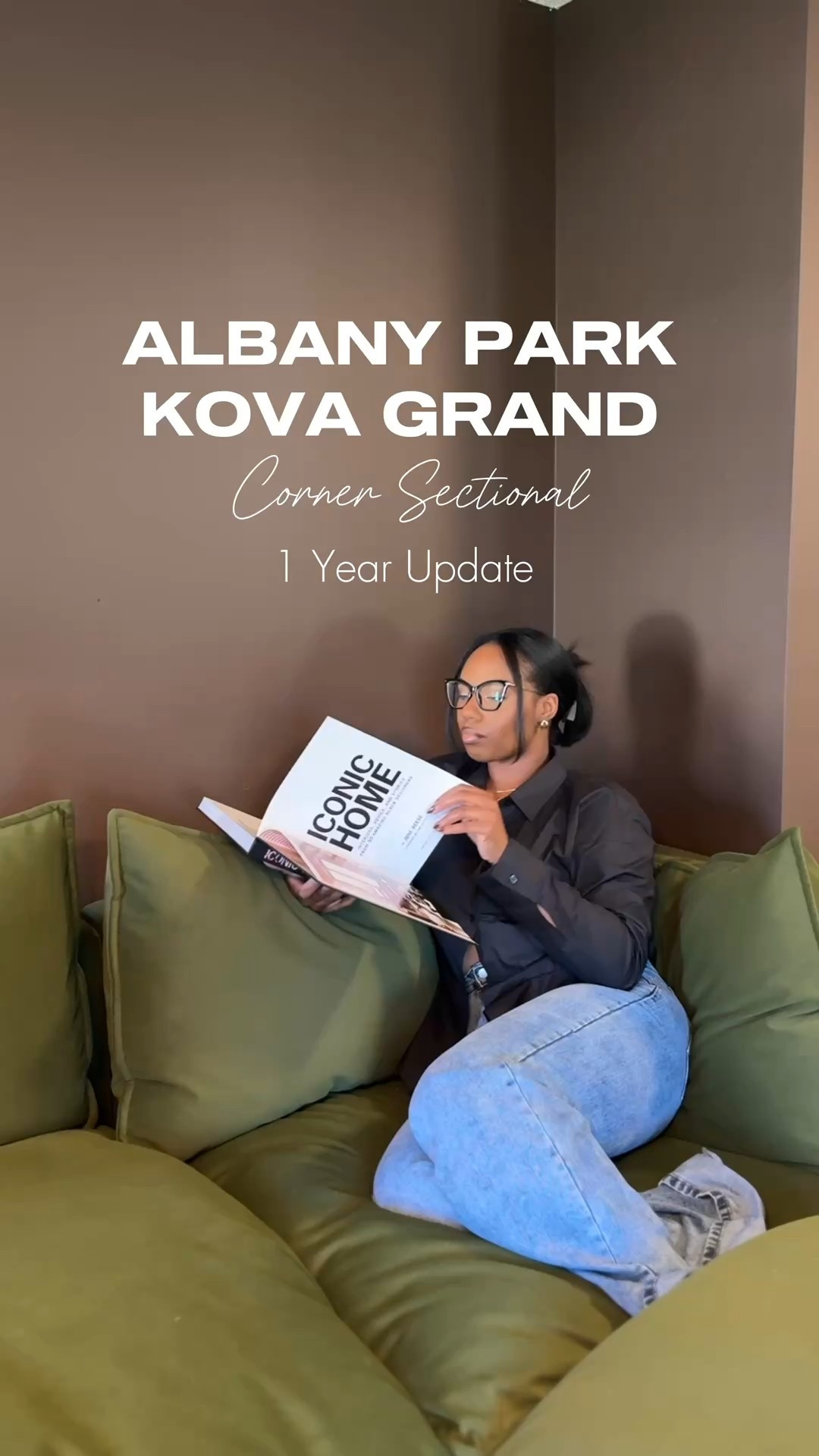 One year later and still loving my Albany Park Kova Grand Corner Sectional 🤎
I have the pillow cushion style + ottoman in performance velvet Olive and it’s held up beautifully with everyday use. It’s deep, cozy, easy to clean (spills wipe right up + covers unzip to wash), and still keeps its shape — I just fluff it a couple times a month.

Shop my exact sofa and other living room details below!

#albanypark #sectionalcouch #olivecouch #homedecor #livingroomdecor #sofareview #ltkhome 

#LTKStyleTip #LTKHome #LTKFamily