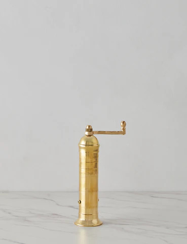 Atlas Brass Pepper Mill | Lulu and Georgia 