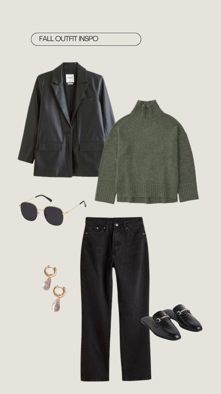 Fall style inspo - leather blazer outfit idea

#LTKSeasonal #LTKshoecrush #LTKstyletip