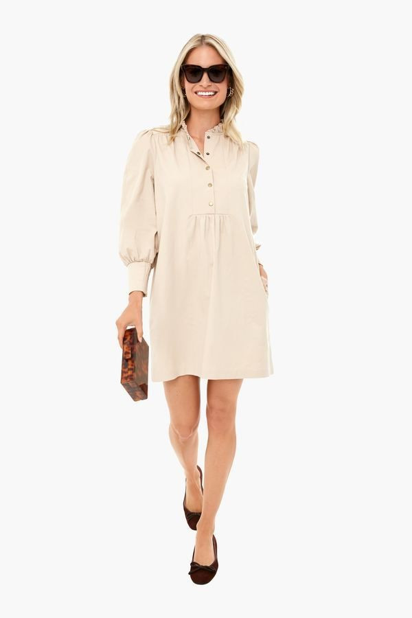 Khaki Claiborne Dress | Tuckernuck (US)