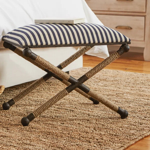 Brunon Upholstered Vanity Stool | Wayfair North America