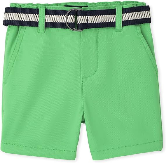 The Children's Place Baby-Boys and Toddler Belted Chino Shorts | Amazon (US)