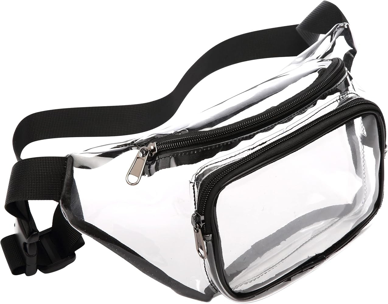 Veckle Clear Fanny Pack Stadium Approved - Fanny Packs for Women Men Water-resistant Waist Bag, C... | Amazon (US)
