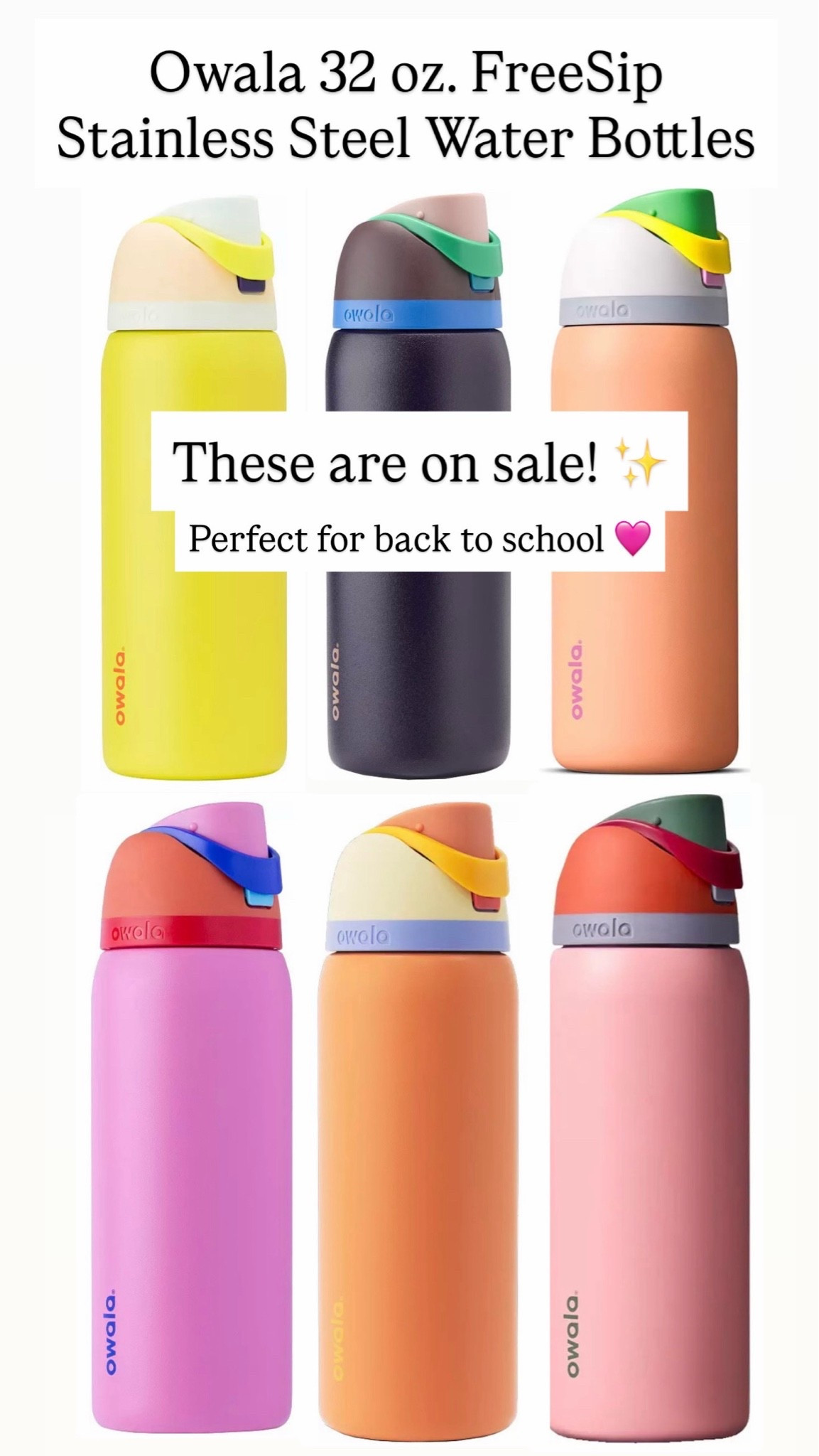 Owala water bottles for back to school

#LTKKids