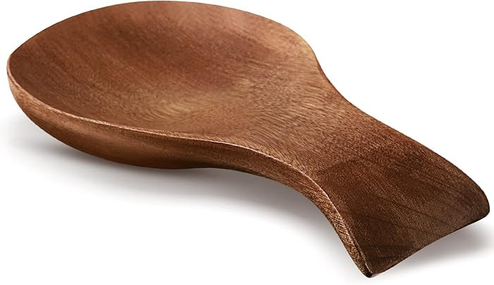 Patelai Acacia Wood Spoon Rest for Stove Top Bamboo Holder for Spatula Rest for Kitchen, Counter ... | Amazon (US)