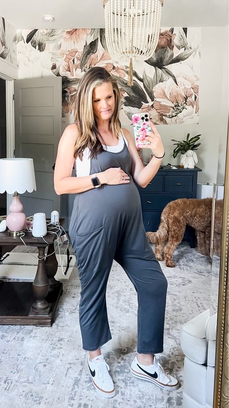 Free people dupe lookalike jumper romper maternity fashion outfit of the day ootd maternity tank amazon finds target Nike court legacy nursery blush vintage floral wallpaper Apple Watch band pink lamp little girls room baby room 

#LTKhome #LTKFind #LTKbump