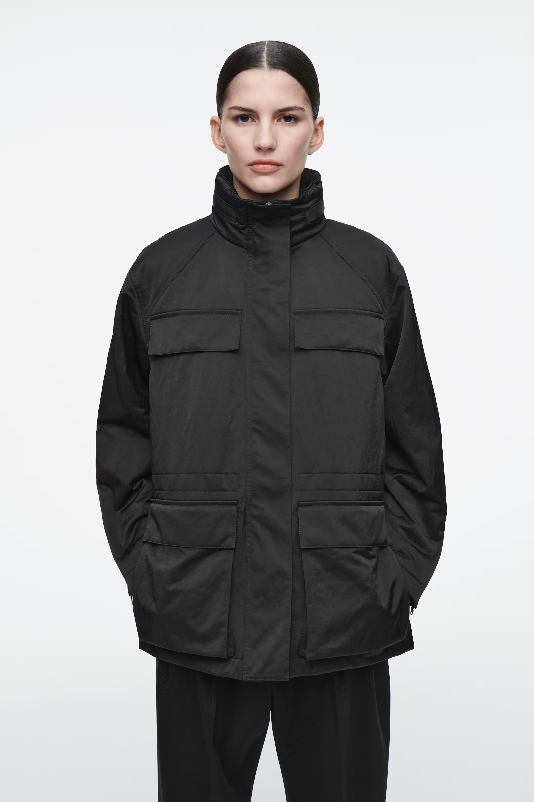 WAISTED UTILITY JACKET | H&M (UK, MY, IN, SG, PH, TW, HK)