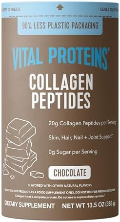 Vital Proteins Collagen Peptides Powder - Chocolate Powder for Hair, Nail, Skin, Bone & Joint Hea... | Amazon (US)