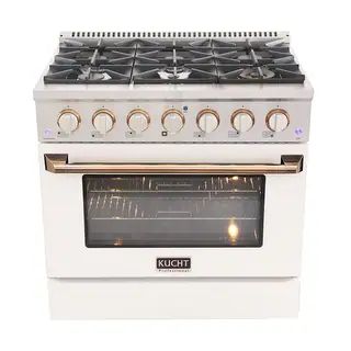 KUCHT Professional 36 in. 5.2 cu. ft. Liquid Propane Range with Sealed Burners and Convection Ove... | Bed Bath & Beyond