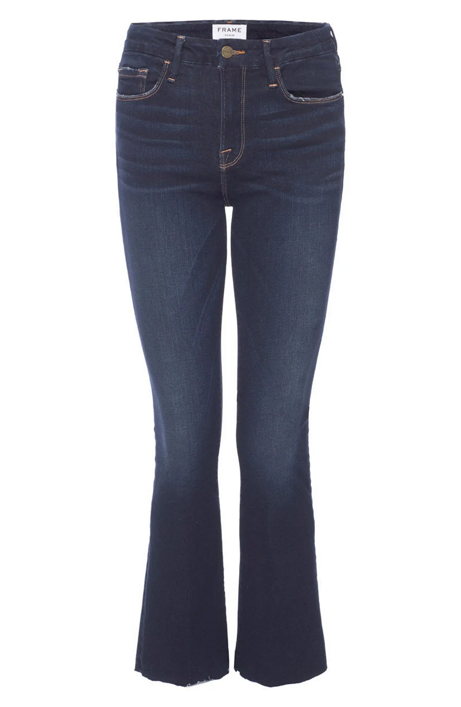 FRAME Le Crop Mini Boot High Waist Jeans | Nordstrom | Nordstrom