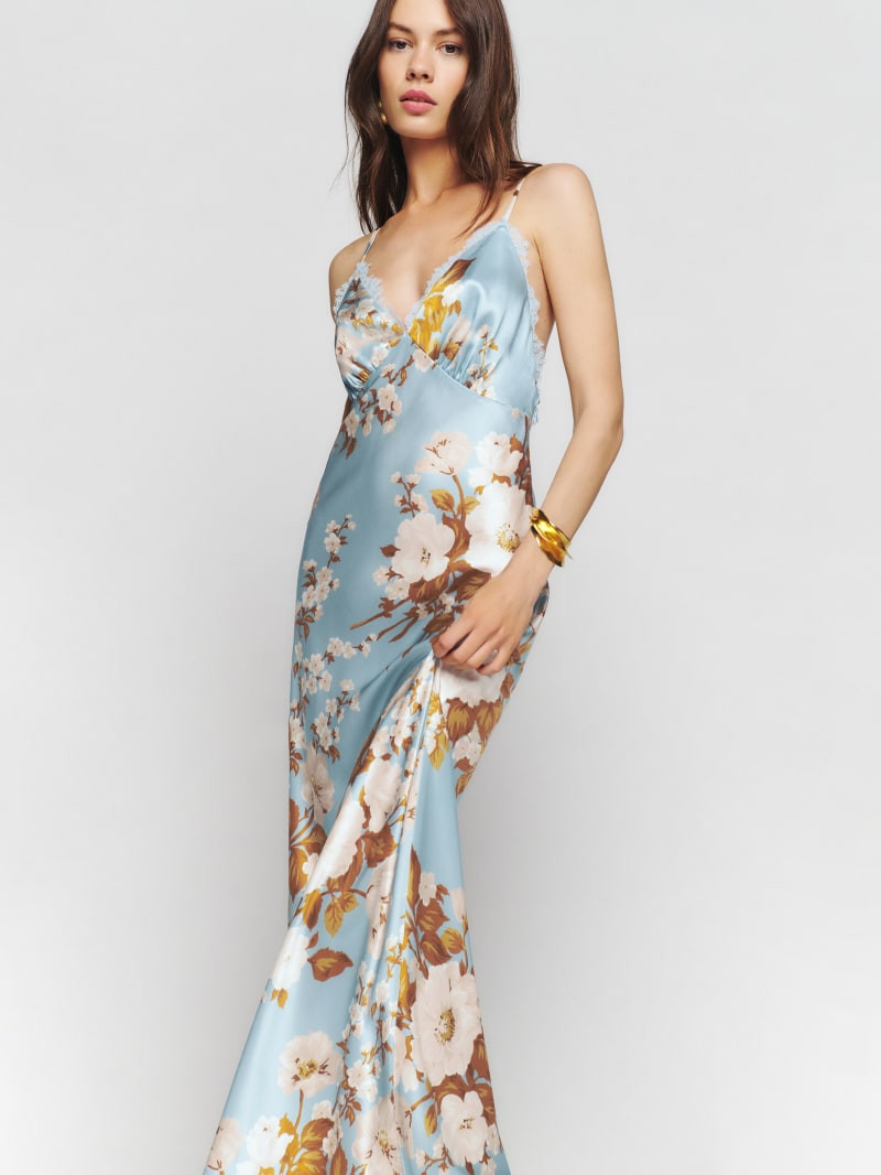 Maysen Silk Dress | Reformation (Global)