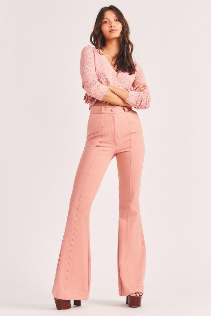 Meyerson Flared Pant | LOVESHACKFANCY