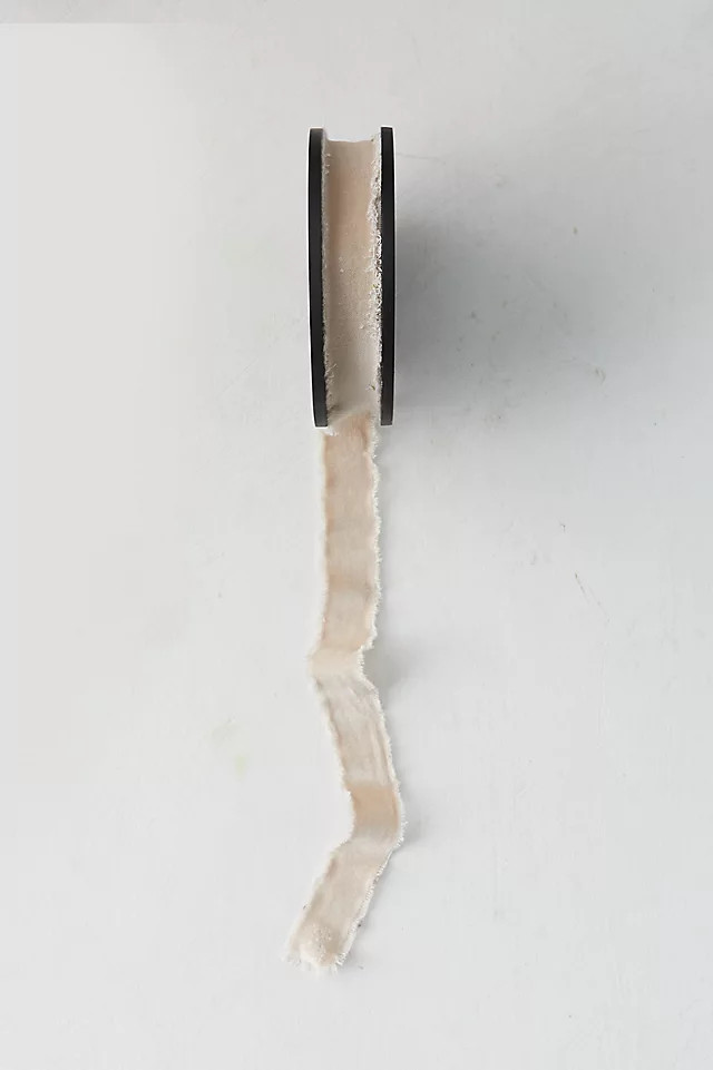 Antiqued Frayed Velvet Ribbon | Anthropologie (US)