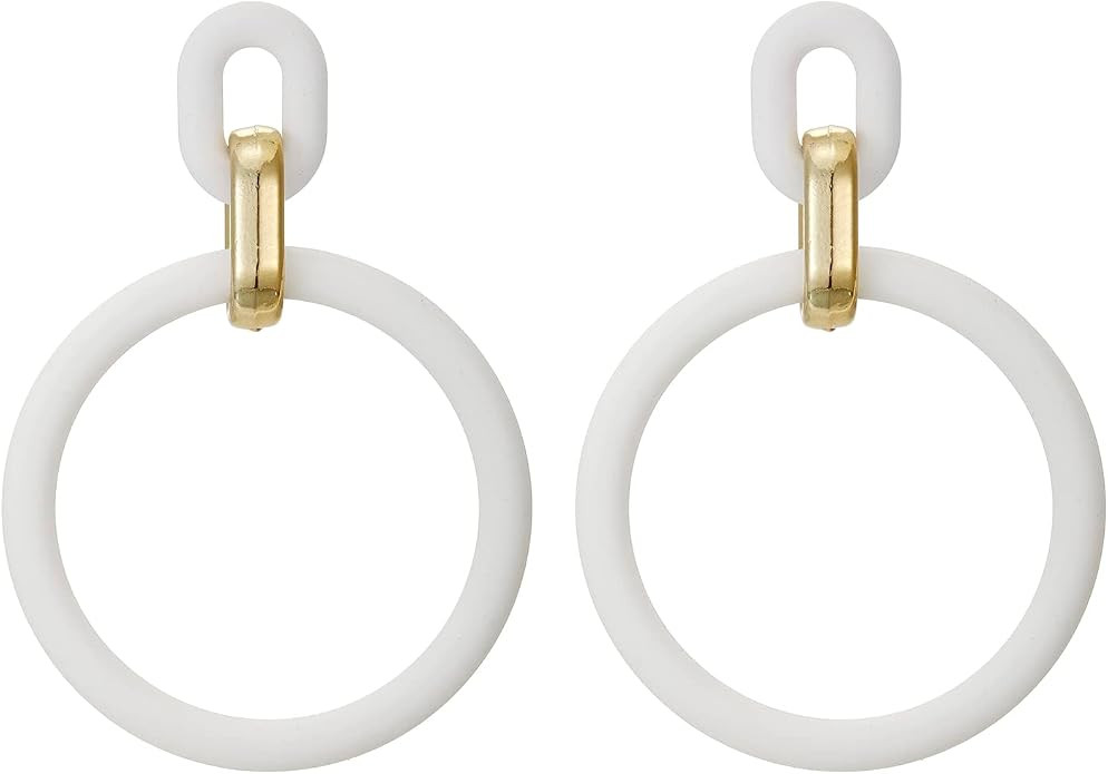 Acrylic Rectangle Earrings, Fashion Acrylic Square/Oval/Hoop Statement Drop Earrings for Women | Amazon (US)