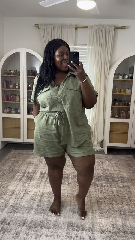 The Perfect Linen Short Set under $50 

I’m wearing a 2X and it’s so comfortable and great quality. 


#LTKSaleAlert #LTKFindsUnder50 #LTKPlusSize