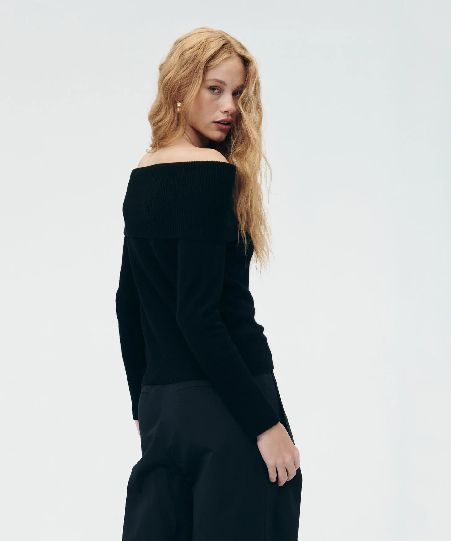 Cashmere Off The Shoulder Sweater | NAADAM