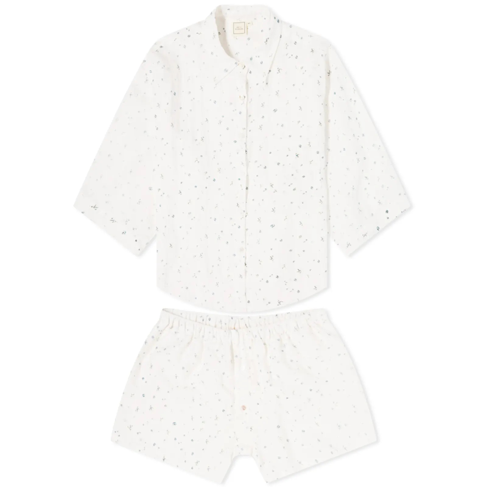 Deiji Studios 03 Linen Pyjama Set Garden | END. (UK) | End Clothing (UK & IE)