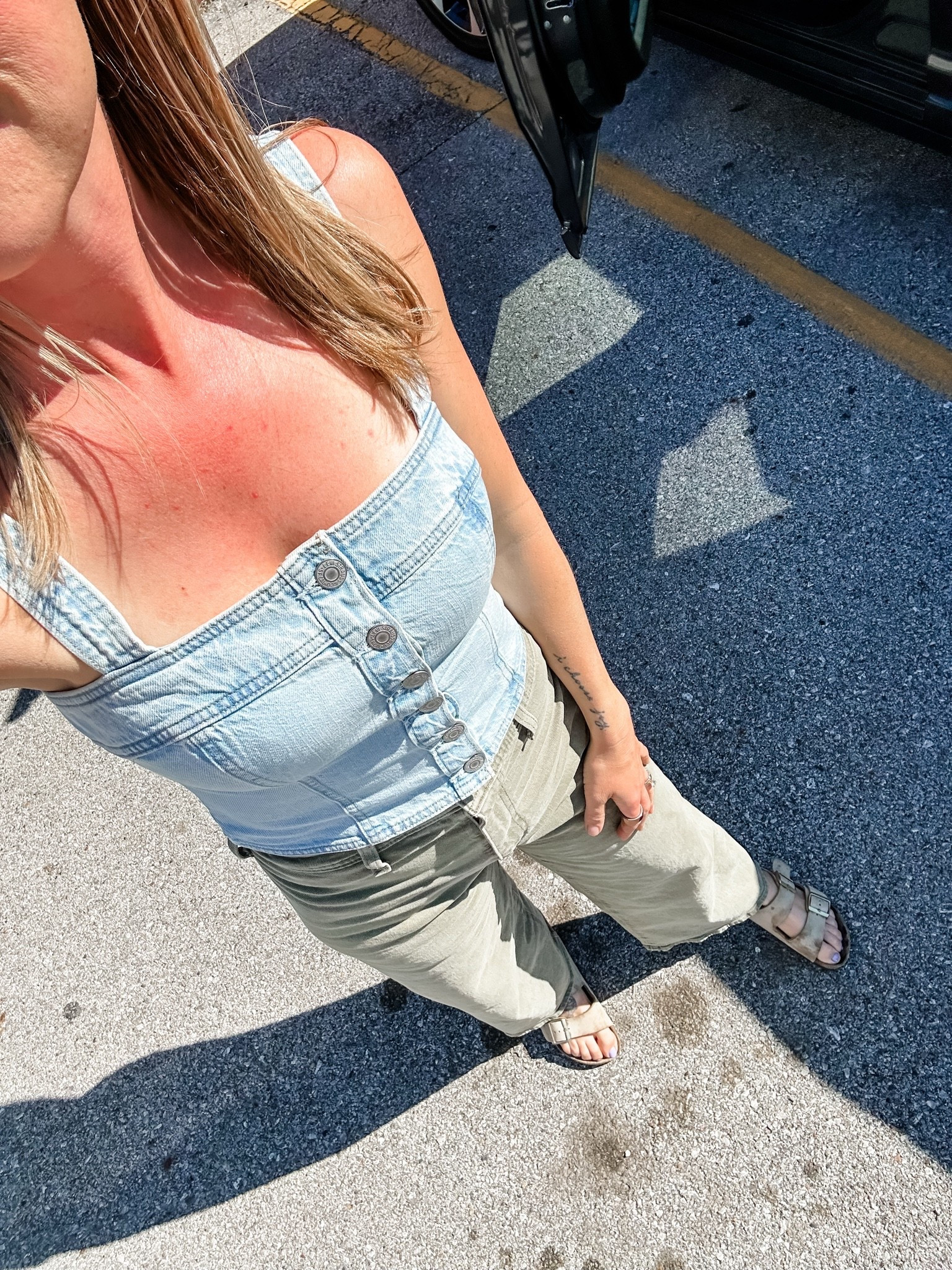 Outfit for running around and a few meetings! This denim tank is on sale and such a fun new addition to my closet.

#LTKdayinmylife #LTKmomlife #LTKgrwm