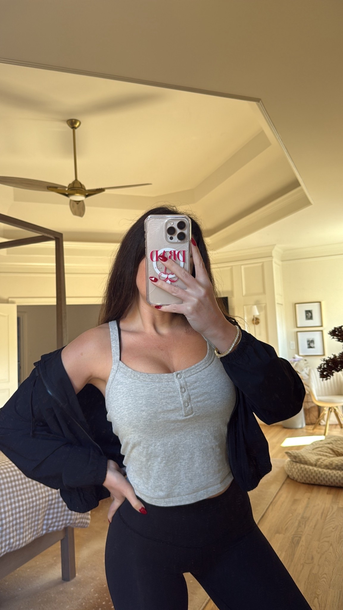 Tank is from target M
Jacket (hooded) Amazon m
Leggings lululemon align! 4

#LTKootd