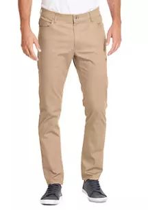 IZOD 5 Pocket Stretch Sateen Pants | Belk