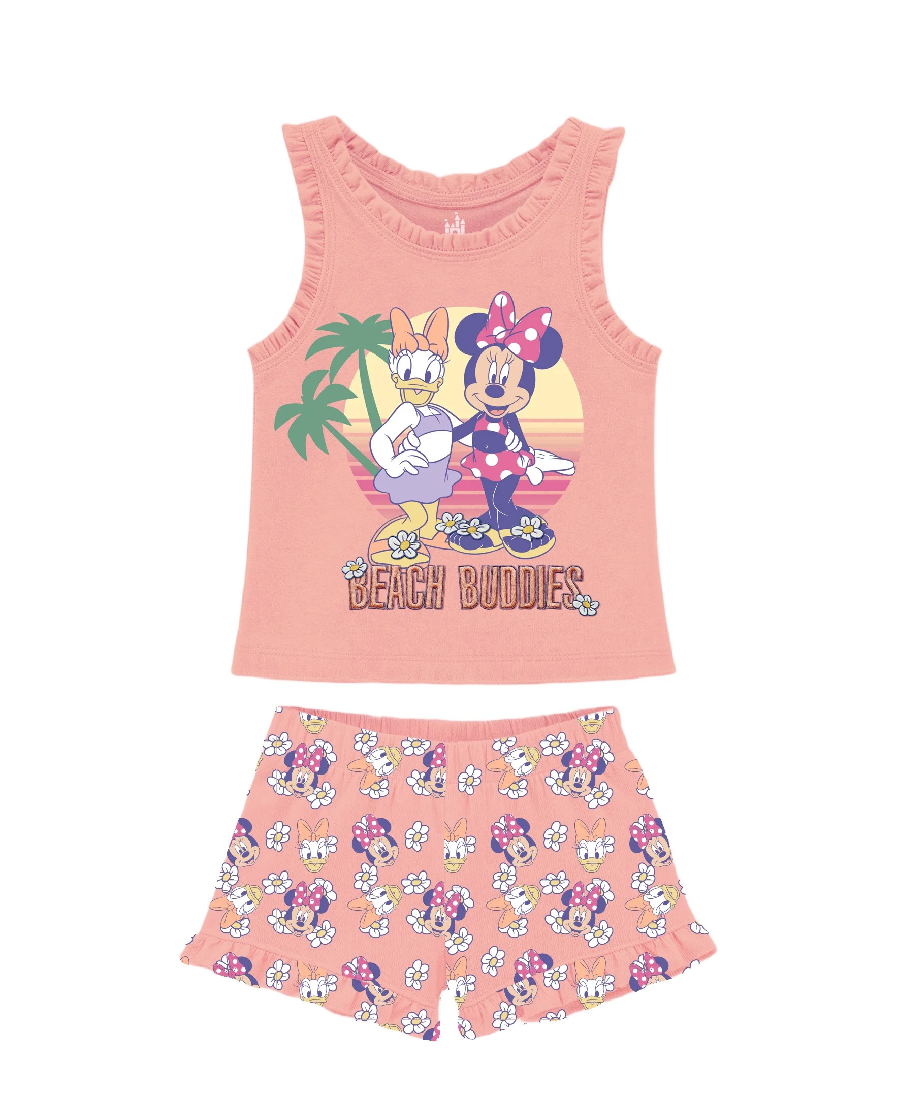 Minnie Mouse Toddler Girl Short Set, Sizes 12 Months-5T | Walmart (US)