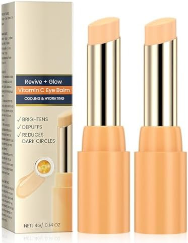 Revive Glow Vitamin C Eye Balm, Hydrating Eye Cream,Improve Dark Circles,Brightens Skin Tone,Redu... | Amazon (US)
