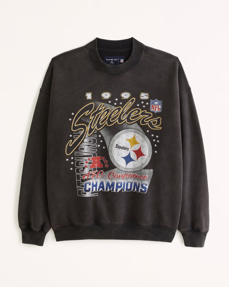 Pittsburgh Steelers Graphic Crew Sweatshirt | Abercrombie & Fitch (US)
