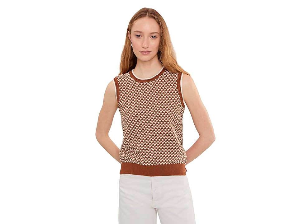 Varley Jenson Stitch Knit Tank Top Women's Vest Maple : XS, Cotton | Zappos