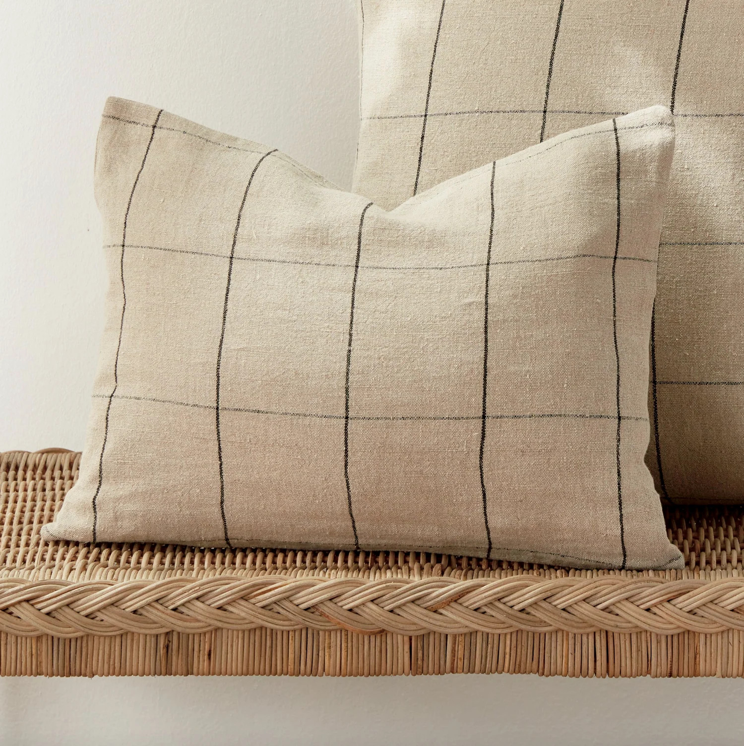 Louis European Linen Lumbar Pillow & Insert | Cottage and Key