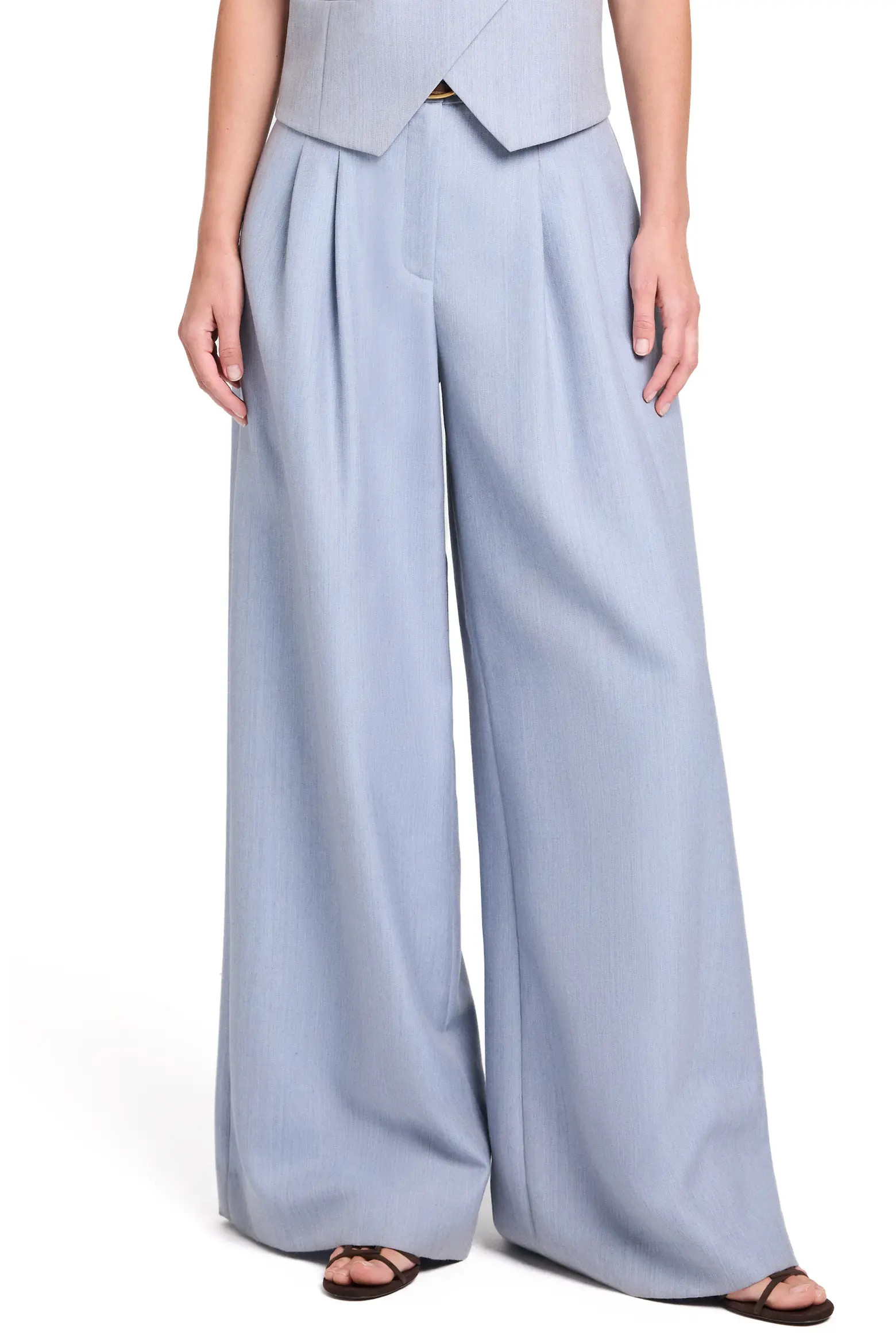 Avery Wool Wide Leg Pants (Women) | Nordstrom | Nordstrom