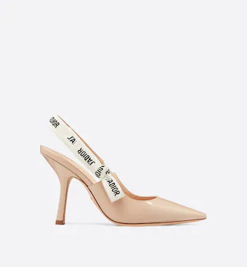 J'Adior Slingback Pump Nude Patent Calfskin | DIOR | Dior Beauty (US)