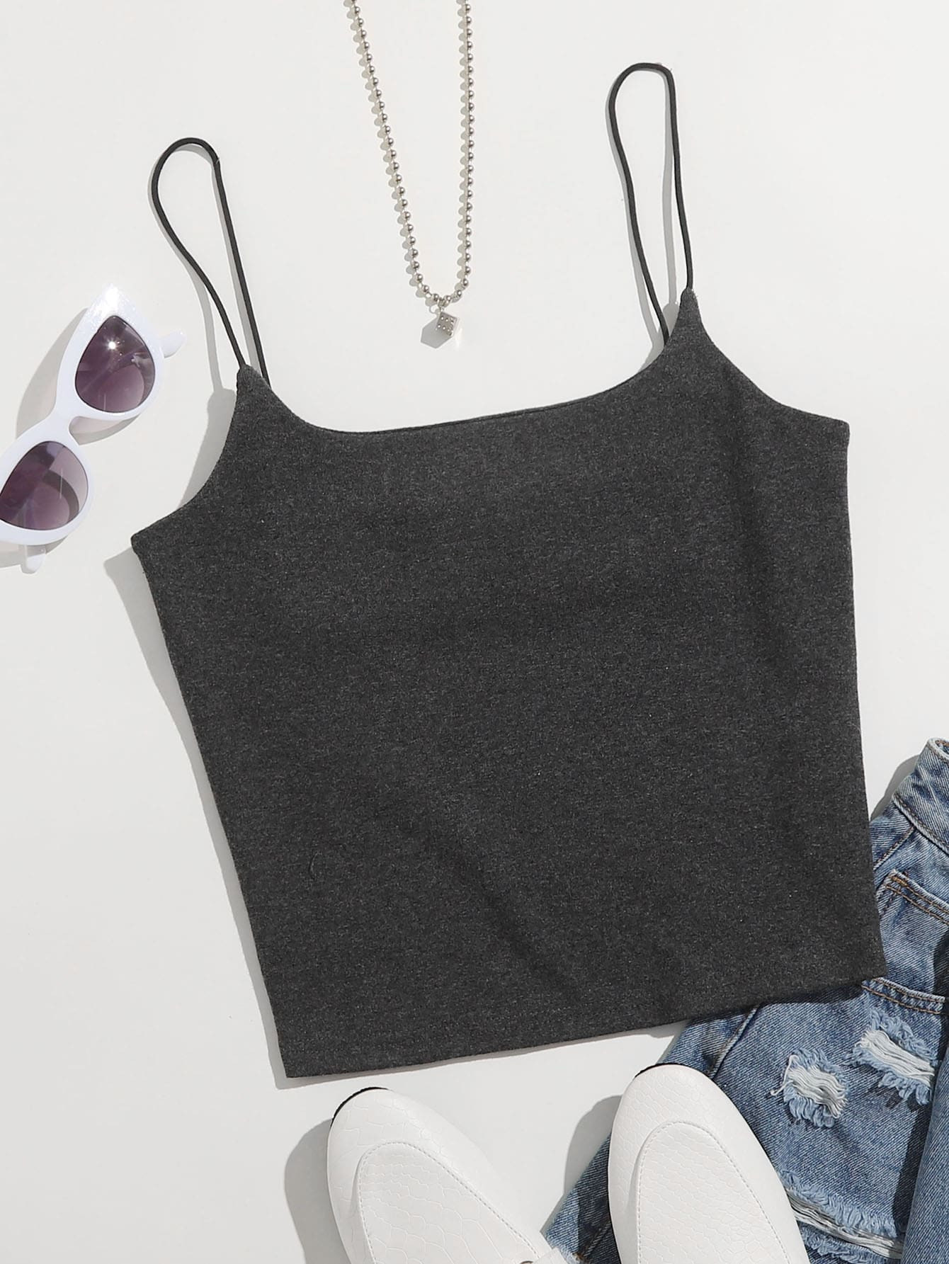 SHEIN Solid Cami Top | SHEIN