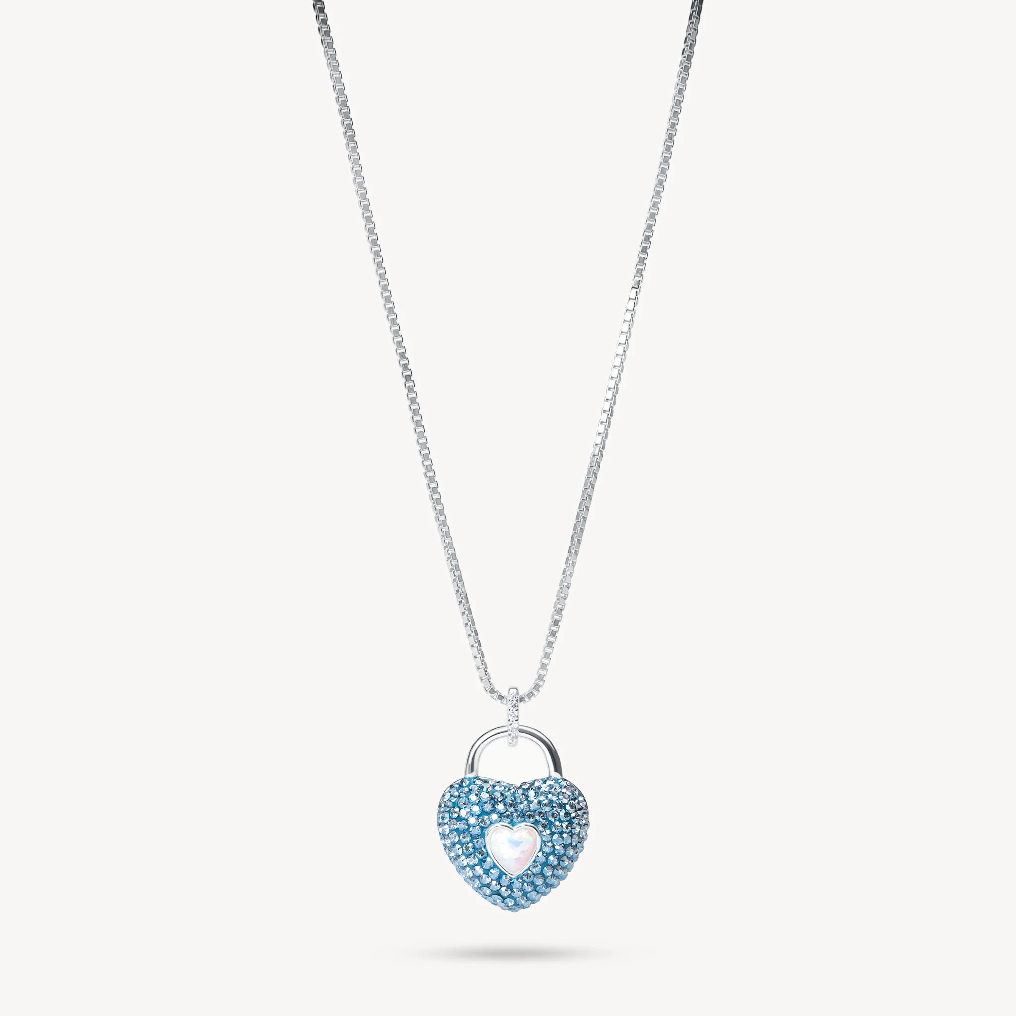 Limited Edition Sparkle Heart Pendant Necklace | Hillberg & Berk | Hillberg & Berk