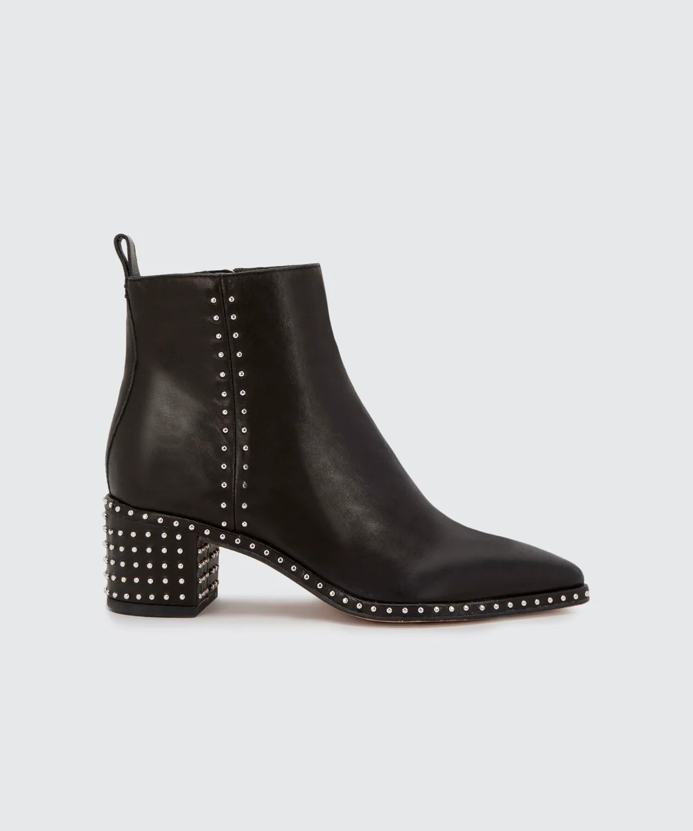 BROOK BOOTIES IN BLACK | DolceVita.com