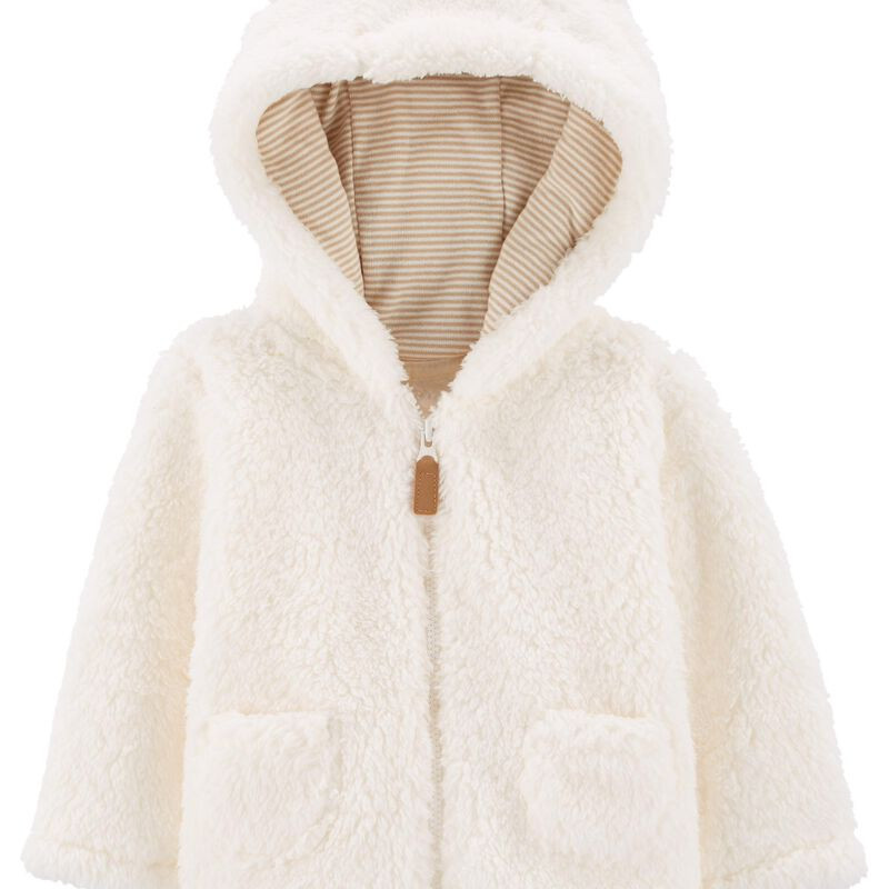 Zip-Up Sherpa Cardigan | Carter's