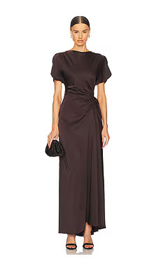A.L.C. Nadia Gown in Chocolate Plum from Revolve.com | Revolve Clothing (Global)