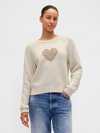 Cotton-Blend Raglan Crewneck Sweater | Gap (CA)