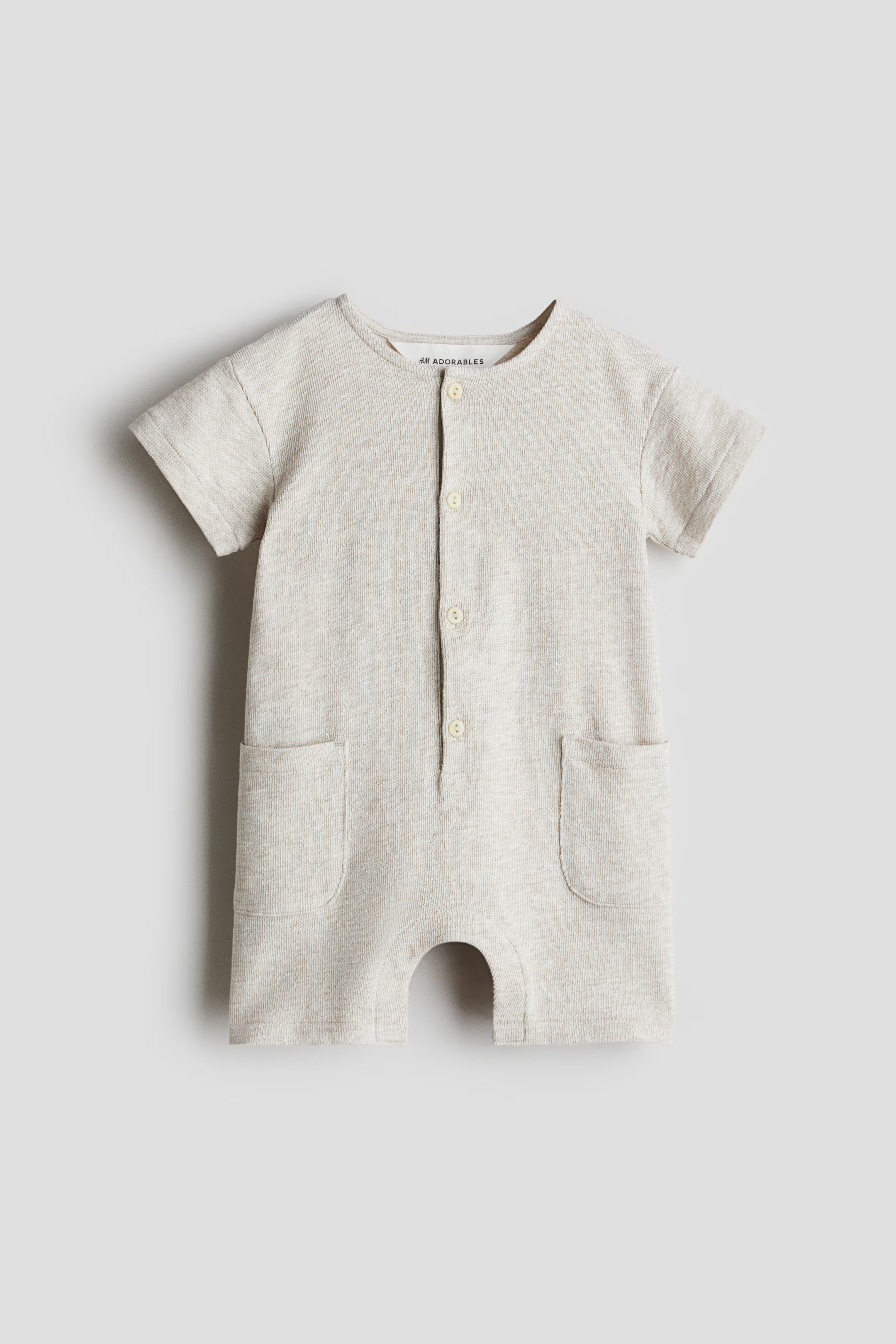Cotton romper suit | H&M (UK, MY, IN, SG, PH, TW, HK)