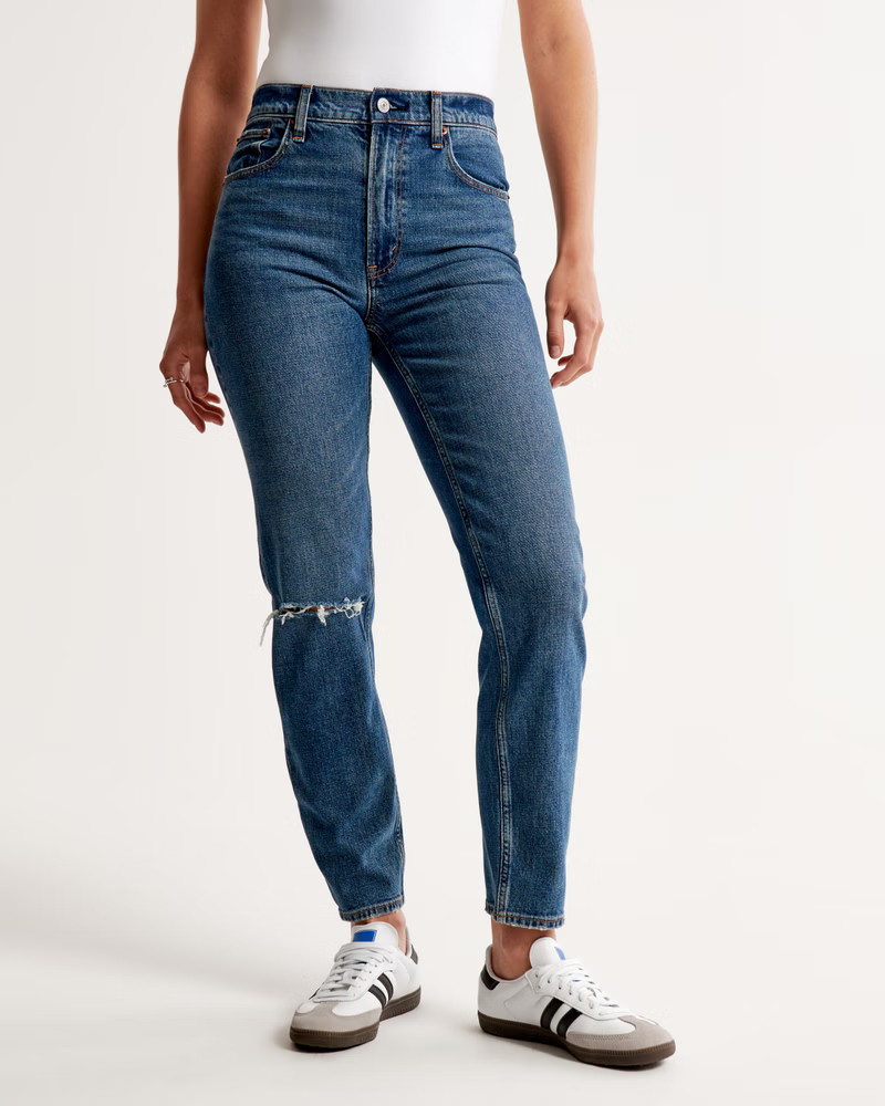 High Rise Mom Jean | Abercrombie & Fitch (US)